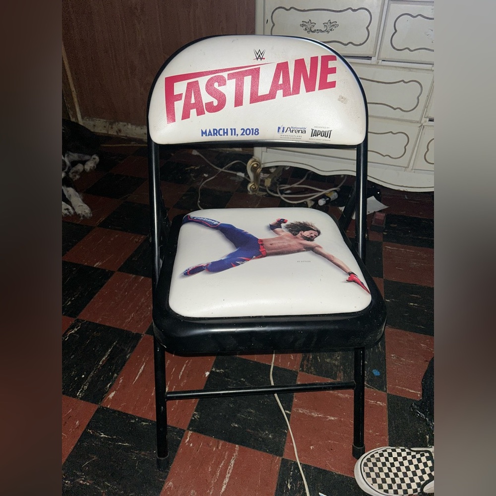 This is a WWE chair from fast lane